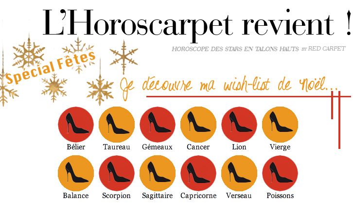 horoscope RED CARPET Decembre teasing